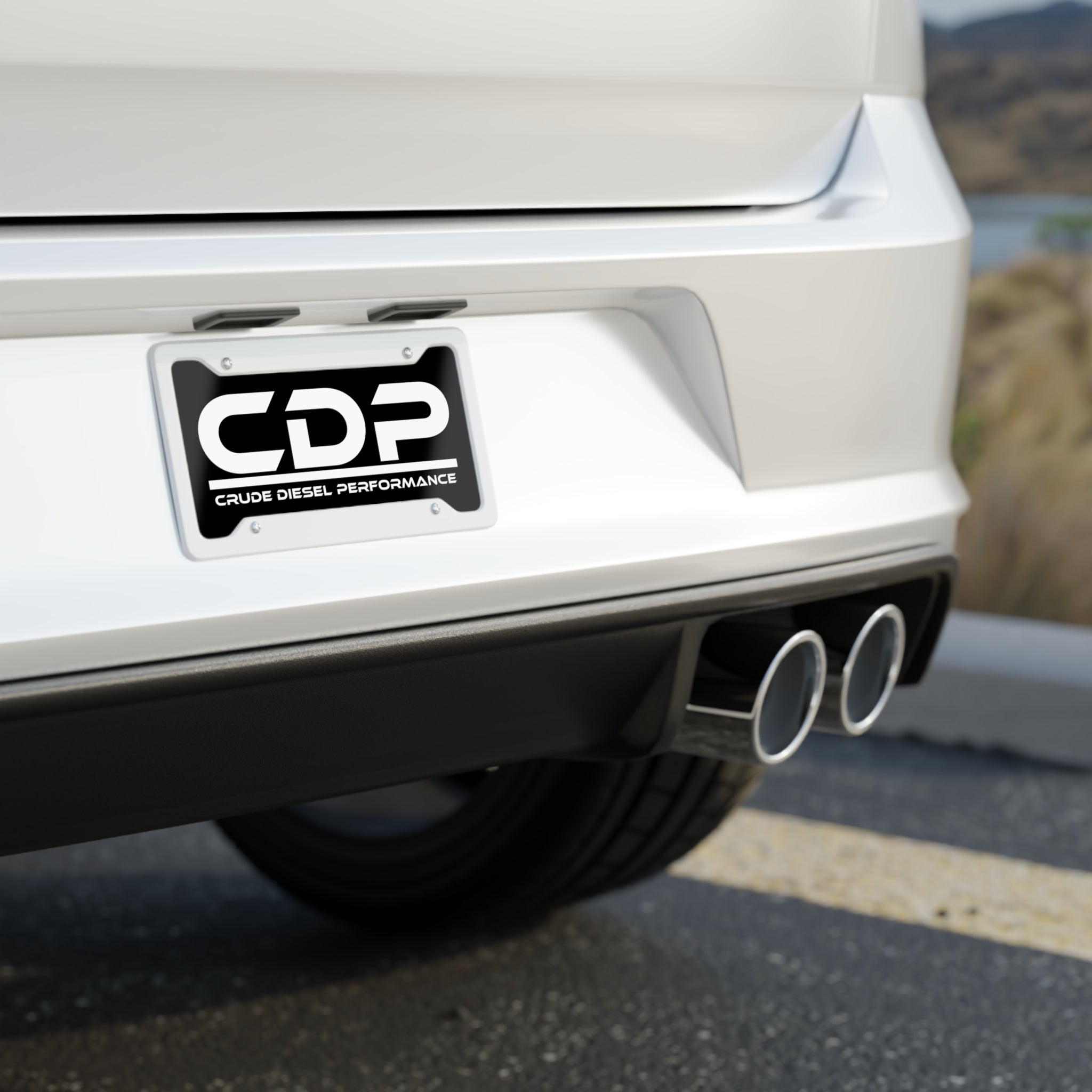 CDP License Plate BLACK