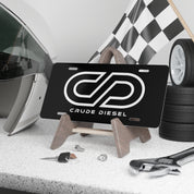 Crude Diesel License Plate ( BLACK )