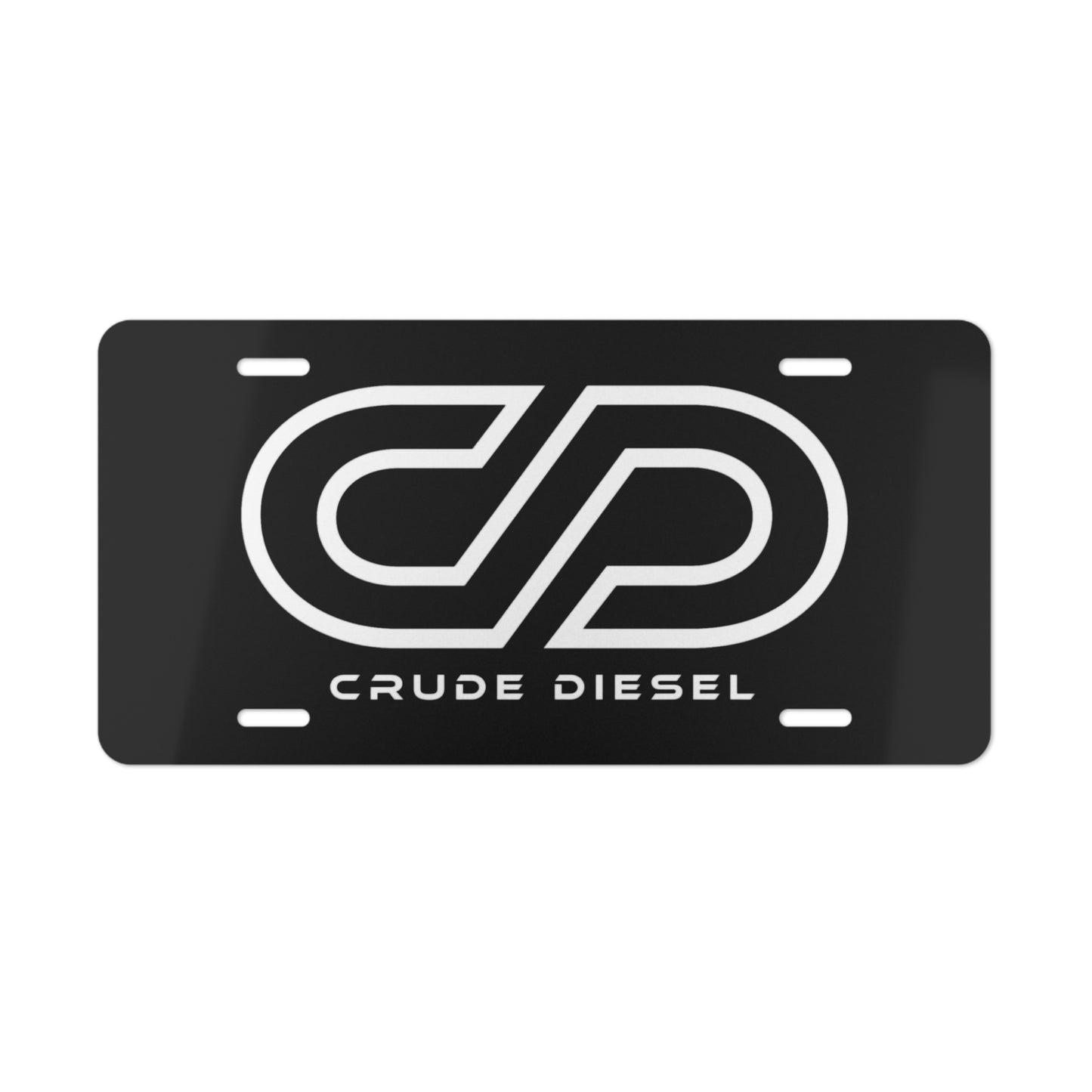 Crude License Plate ( BLACK )