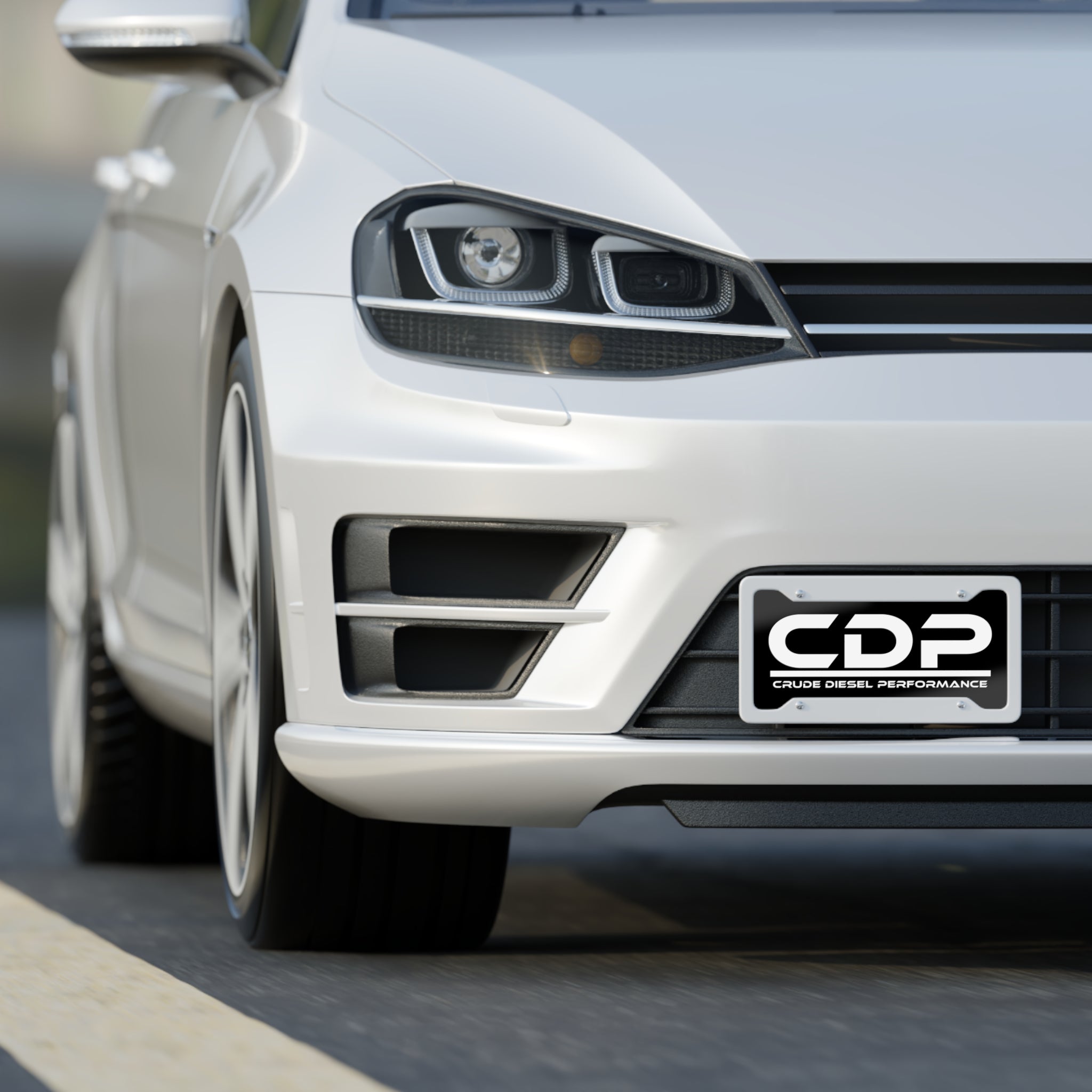 CDP License Plate BLACK