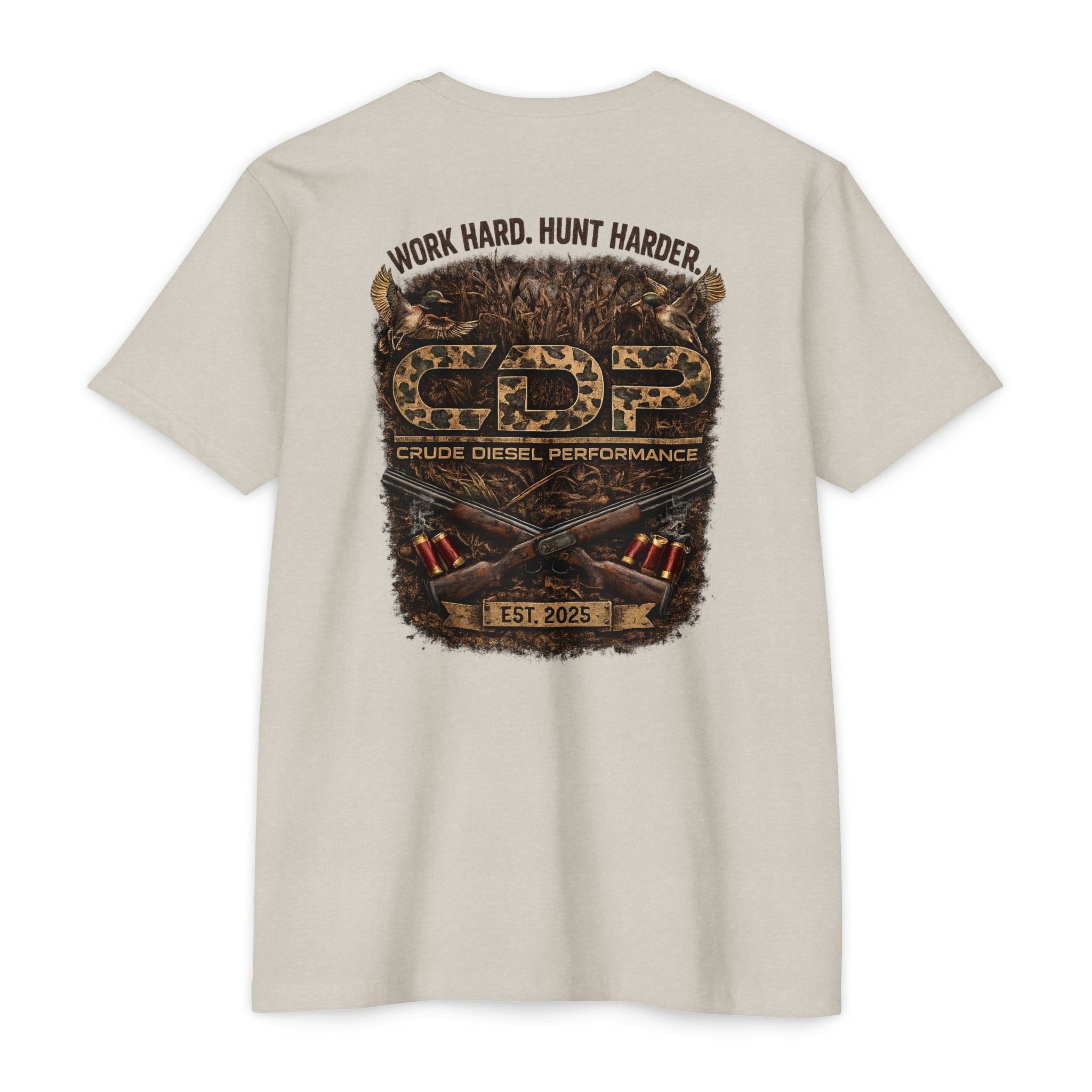" WORK HARD, HUNT HARDER" CDP T-SHIRT