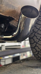Blessed Performance Polished 45 Degree Angle Exhaust Tip - Universal