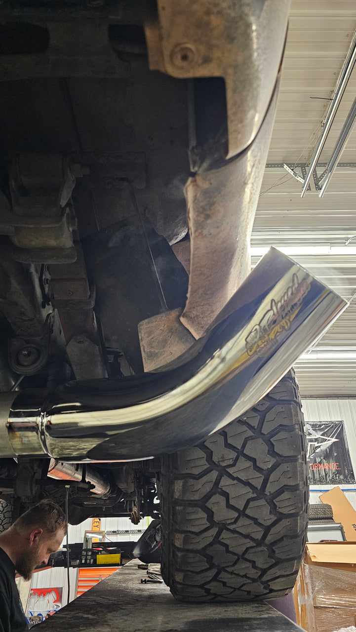 Blessed Performance Polished 45 Degree Angle Exhaust Tip - Universal