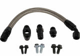 Fleece Performance Turbo Oil Drain Tube Kit 2003 to 2018 Cummins 2nd GEN Swap S300/S400 Turbo
