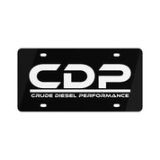CDP License Plate BLACK