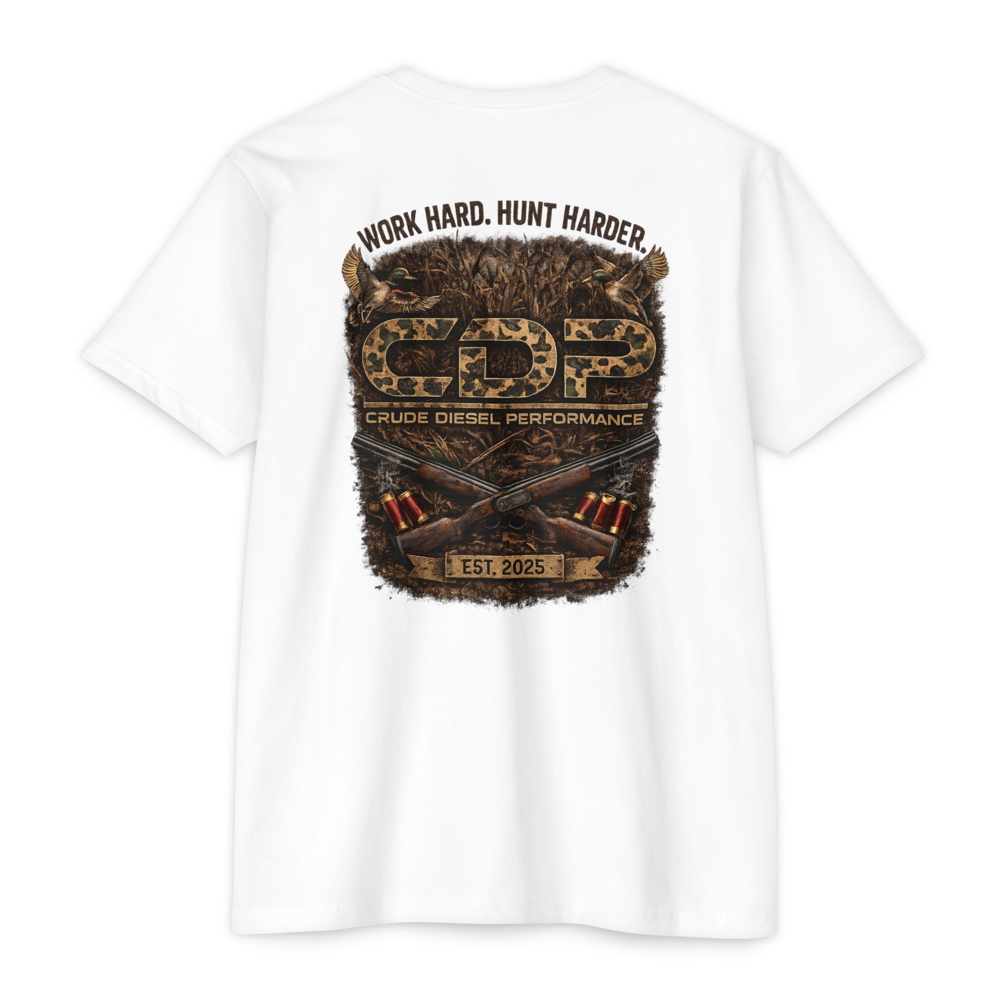 " WORK HARD, HUNT HARDER" CDP T-SHIRT
