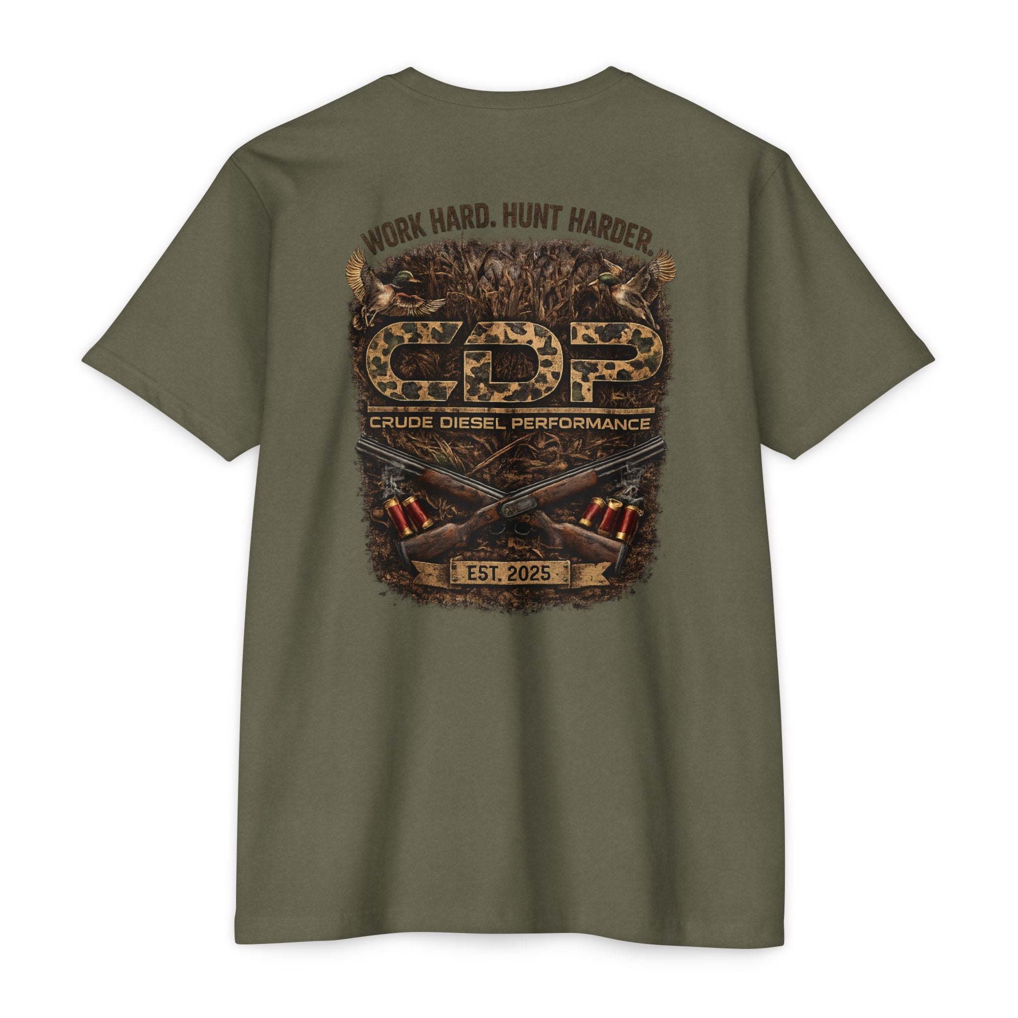 " WORK HARD, HUNT HARDER" CDP T-SHIRT