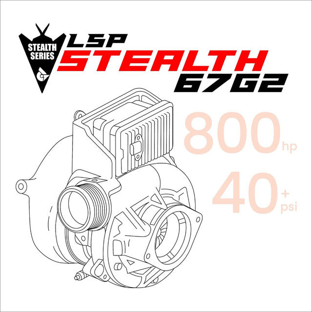 Duramax Tuner Stealth Mach 2 67 Turbocharger 2020 to 2024 GM/Chevy L5P/L5D Duramax